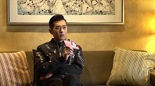 古天乐参加专访，在专访时真的很帅啊，也很认真回答问题