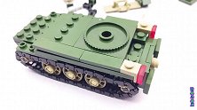 野战部队之防空坦克高炮 积木玩具拼装