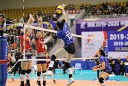 袁心玥休战刘晏含19分 八一女排3-0福建提前锁定前八