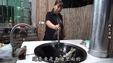 大嫂送的大鲫鱼，曾姨拿来和百叶一锅煮，一家人饭后时光真温馨