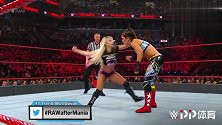 WWE中国-20190409-RAW：小魔女凶猛！阿莱克萨狠辣制服贝莉