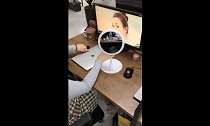 这镜子比我的板砖便宜多了，以后就用它化妆贼方便