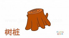 植物简笔画大全，画卡通树状简笔画