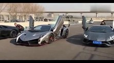 三台兰博基尼速度比拼，五秒后在场的观众彻底不干了