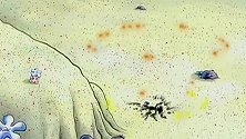 海绵宝宝：海绵宝宝骑着海马来上班，嘲讽章鱼哥还在骑自行车！