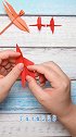 手工折纸做的小蜻蜓，很有趣的过程，一起来做吧