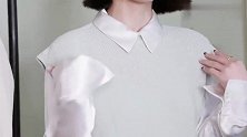 为啥一穿毛衣就臃肿？穿针织马甲搭配衬衫，休闲舒适优雅不挑人