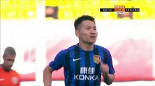苏宁易购前场小范围传递围攻人和 杨笑天劲射太正被张烈拿下