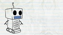 创意铅笔动画：器人太甚，我看你是需要被我电一电！