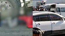 山西晋中一水泥罐车在路口拐弯 将电动车撞倒碾压致2死1伤