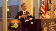 马云西点军校演讲：未来需要领导力