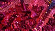 合肥菜市场，卤猪尾80猪皮30一斤，锅贴一元3个