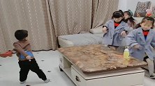 以一敌三，虽然实力悬殊大，但气势上不能输啊，弟弟我太难了