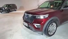 抢鲜看：福特探险者第六代前脸贯彻福特家族风格