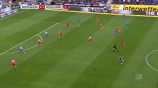 第6分钟霍芬海姆球员克拉马里奇进球 霍芬海姆1-0杜塞尔多夫
