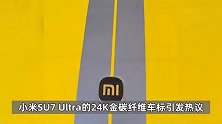 首批小米SU7Ultra已有车标被扣？雷军曾呼吁大家别抠车标，24K金价值达盗窃量刑标准
