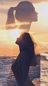 你逆光而来，配得上这世间所有的好…… 日落 大海