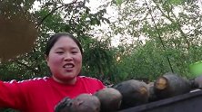 胖妹教你烹饪烤红薯和玉米棒子，真是太诱人了