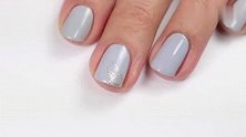 冷色系法式美甲，这颜色我太喜欢了