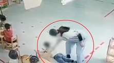 男童被幼儿园老师暴摔下巴缝8针 目前警方已介入 男童母亲发声