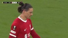 错失绝佳良机！努涅斯单刀射门偏出球门
