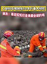 广东东莞：工地碎石堆掉出50多斤重大蟒蛇