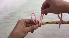 一个简单的连接绳结，只适用于粗细不一样的绳子，试试效果不错