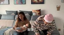 小姑子回娘家没地儿睡，家婆让坐月儿媳楼道打地铺，儿子回家精彩