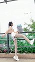 180度踢腿，厉害的姑娘！