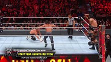 WWE-18年-2018地狱牢笼大赛：RAW双打冠军赛 齐格勒 麦金泰尔VS罗林斯 安布罗斯集锦-精华