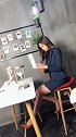 成熟的女人穿上包臀裙工作制服后感觉就是不一样，真的很有气质！