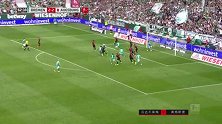 第63分钟云达不莱梅球员米夏埃尔·朗射门 - 打偏