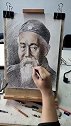前有古人！后有来者！继续画彩铅肖像绘画《李鸿章》