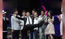 杨乐乐晒4岁儿子正面照,呆萌可爱,网友断言长大后比汪涵帅!