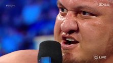 WWE-18年-单打赛 辛卡拉VS萨摩亚乔集锦-精华
