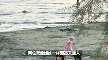 迪丽热巴秦岚希腊海边合照，秦岚颜值高过迪丽热巴？网友纷纷点赞！