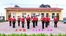 热门团队花球舞《大中国》大气优美，跳出健康快乐