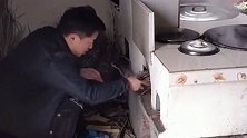 城里的小伙第一次来丈母娘家，刚开始烧火，直接把锅给翘起来了。