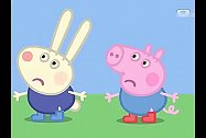 小猪佩奇乔治和理查德被佩奇从树屋里赶了出来