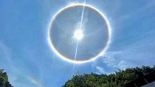 快抬头看！4月最后一天南方多地出现日晕 彩色光环刷屏朋友圈