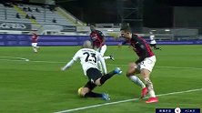 第67分钟斯佩齐亚球员巴斯托尼进球 斯佩齐亚2-0AC米兰