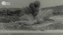 太平洋海战中舰队交锋珍贵录像，二战时武器很先进了