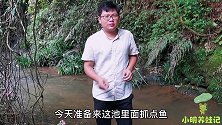 农村河里鱼都要灭绝了，小明去放地笼几乎空军，环境破坏太严重了