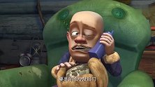 熊出没：光头强偷天换日，不料自己的裤子被偷了，把自己玩进去了