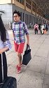 蔡国庆老师的穿戴好喜庆呀