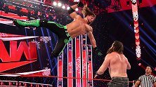 RAW第1440期：单打赛 AJ VS伊莱亚斯