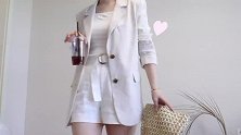 7套初夏穿搭，教你如何把人人都有的单品，如何穿出时尚，高级感