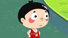 嗨顾得白：小女孩施魔法，顾得白很配合，真是好哥哥啊