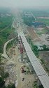 俯瞰超级工程浩吉铁路回车道建设中珍贵影像