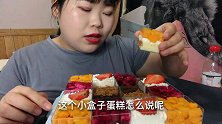 网红蛋糕，60块钱买16口蛋糕，你们觉得值么，一口一个